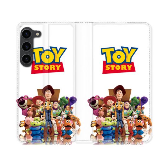 Housse Cuir Portefeuille Pour Samsung Galaxy S23 Toy Story