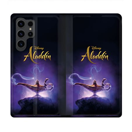Housse Cuir Portefeuille Pour Samsung Galaxy S23 Ultra Aladdin