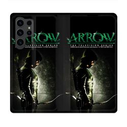 Housse Cuir Portefeuille Pour Samsung Galaxy S23 Ultra Arrow Affiche