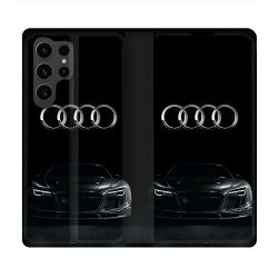 Housse Cuir Portefeuille Pour Samsung Galaxy S23 Ultra Audi