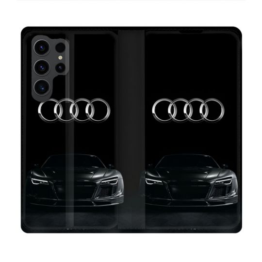 Housse Cuir Portefeuille Pour Samsung Galaxy S23 Ultra Audi