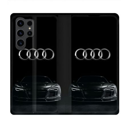 Housse Cuir Portefeuille Pour Samsung Galaxy S23 Ultra Audi