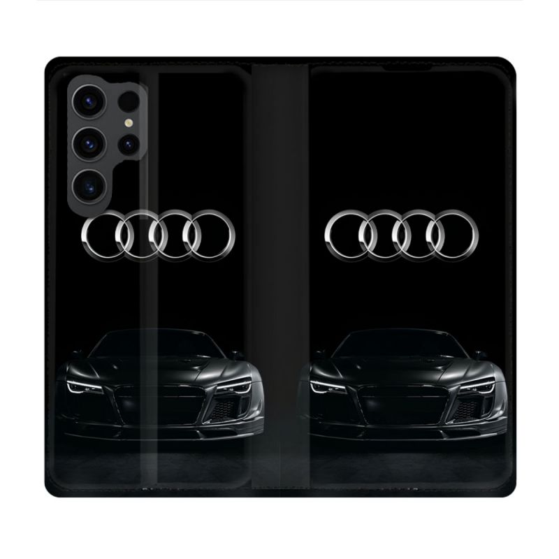 Housse Cuir Portefeuille Pour Samsung Galaxy S23 Ultra Audi