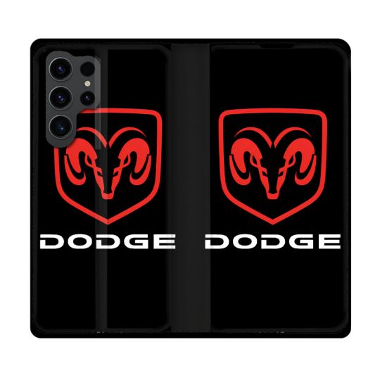 Housse Cuir Portefeuille Pour Samsung Galaxy S23 Ultra Dodge