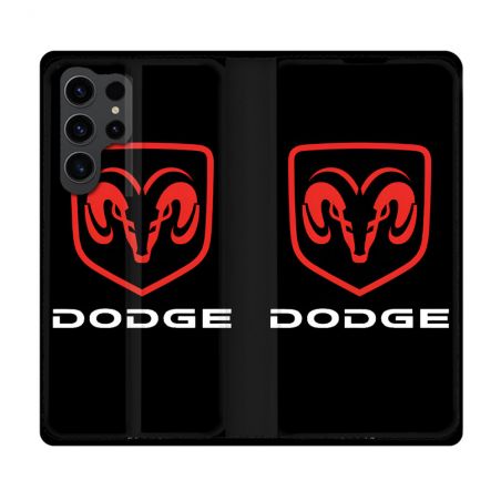Housse Cuir Portefeuille Pour Samsung Galaxy S23 Ultra Dodge
