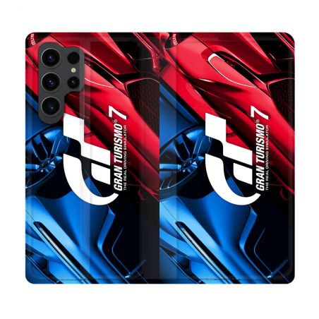 Housse Cuir Portefeuille Pour Samsung Galaxy S23 Ultra Gran Turismo