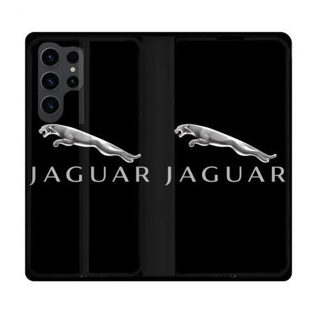 Housse Cuir Portefeuille Pour Samsung Galaxy S23 Ultra Jaguar