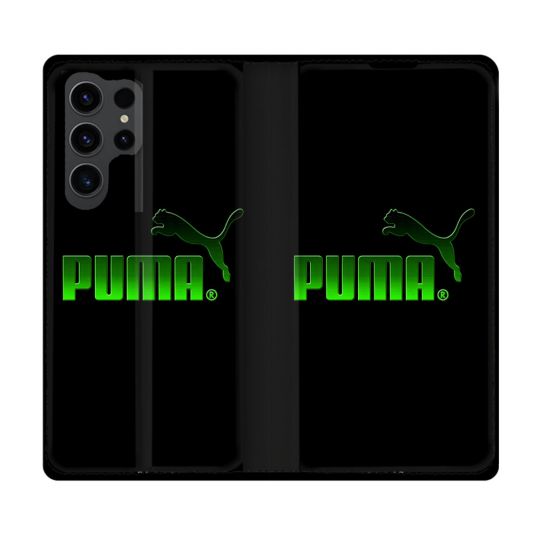 Housse Cuir Portefeuille Pour Samsung Galaxy S23 Ultra Puma