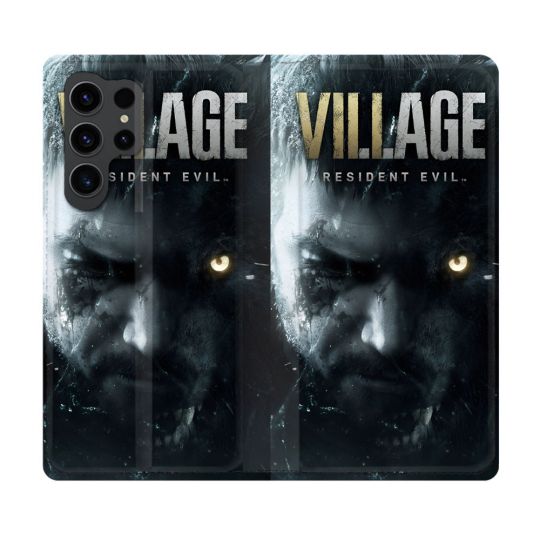 Housse Cuir Portefeuille Pour Samsung Galaxy S23 Ultra Resident Evil