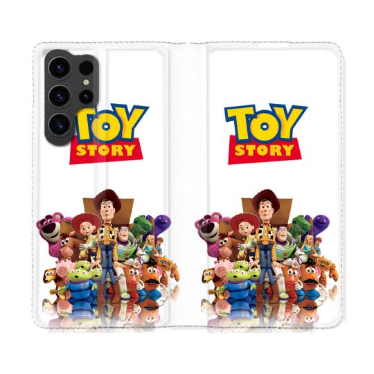 Housse Cuir Portefeuille Pour Samsung Galaxy S23 Ultra Toy Story