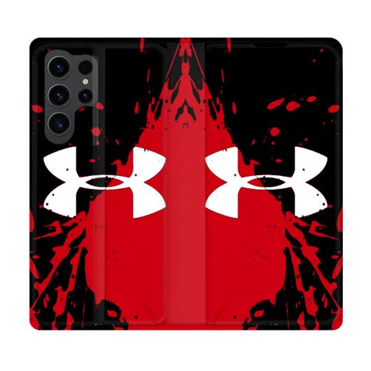 Housse Cuir Portefeuille Pour Samsung Galaxy S23 Ultra Under Armour