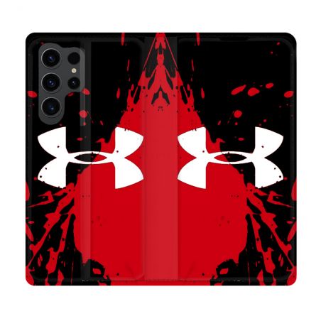 Housse Cuir Portefeuille Pour Samsung Galaxy S23 Ultra Under Armour