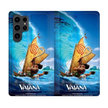 Housse Cuir Portefeuille Pour Samsung Galaxy S23 Ultra Vaiana