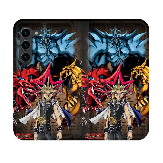 Housse Cuir Portefeuille Pour Samsung Galaxy S23 Yu Gi Oh