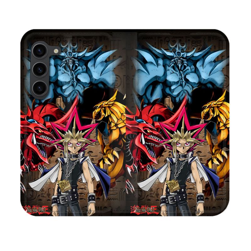 Housse Cuir Portefeuille Pour Samsung Galaxy S23 Yu Gi Oh