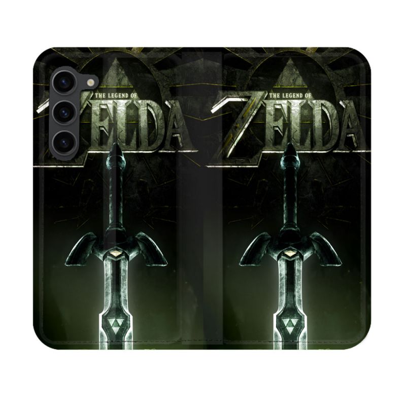 Housse Cuir Portefeuille Pour Samsung Galaxy S23 Zelda
