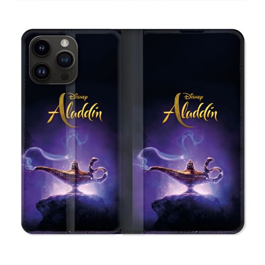 Housse Cuir Portefeuille Pour Iphone 15 Pro (6.1) Aladdin
