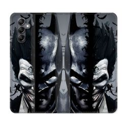 Housse Cuir Portefeuille Pour Samsung Galaxy S24 Batman Joker