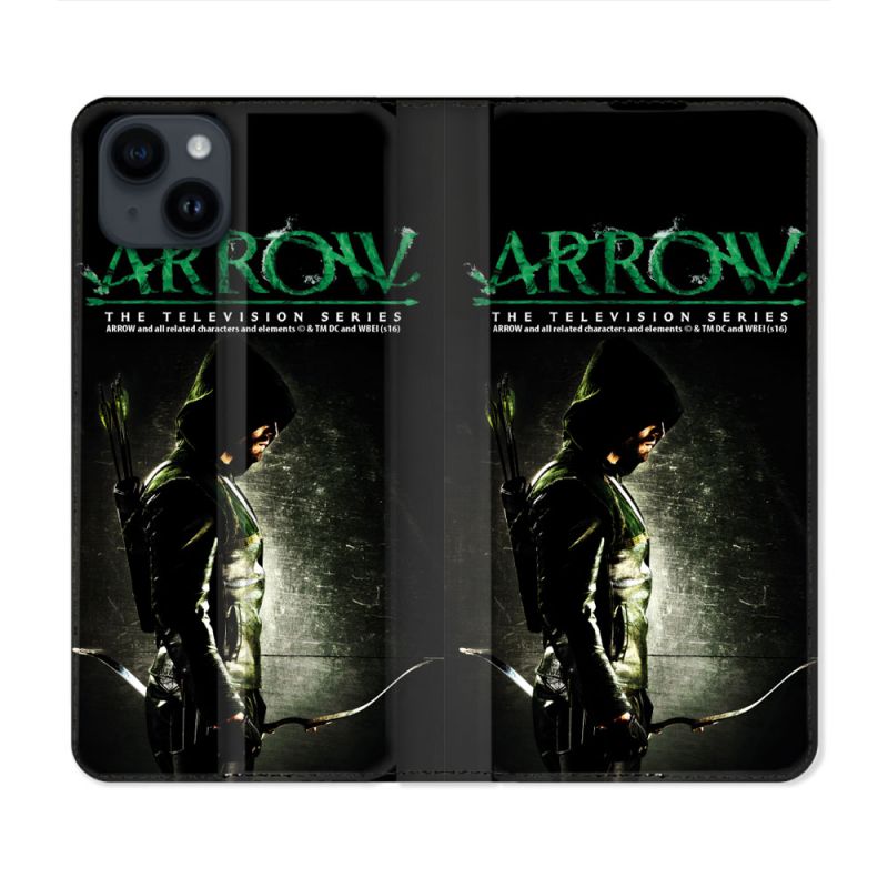 Housse Cuir Portefeuille Pour Iphone 15 Plus (6.7) Arrow Affiche
