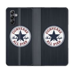 Housse Cuir Portefeuille Pour Samsung Galaxy S24 Converse