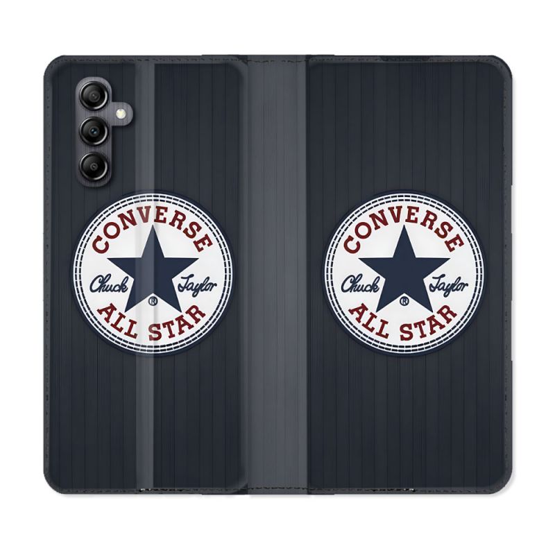 Housse Cuir Portefeuille Pour Samsung Galaxy S24 Converse