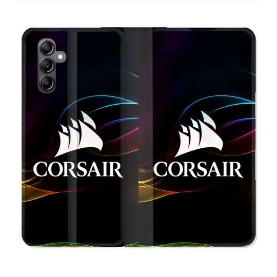 Housse Cuir Portefeuille Pour Samsung Galaxy S24 Corsair