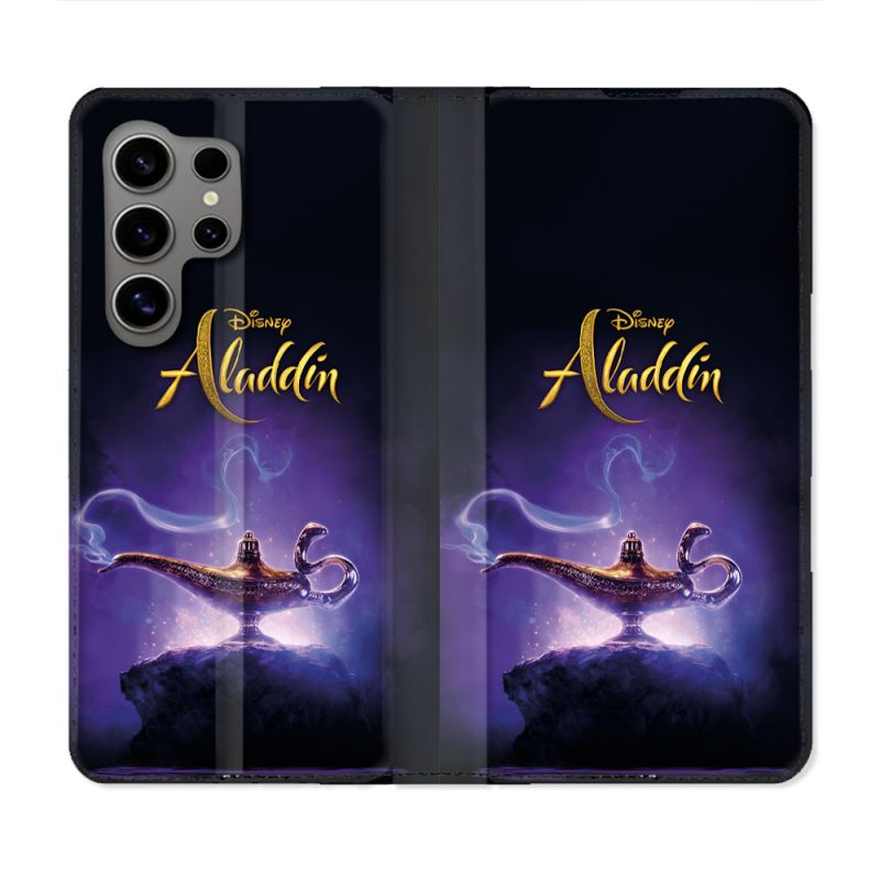 Housse Cuir Portefeuille Pour Samsung Galaxy S24 Ultra Aladdin