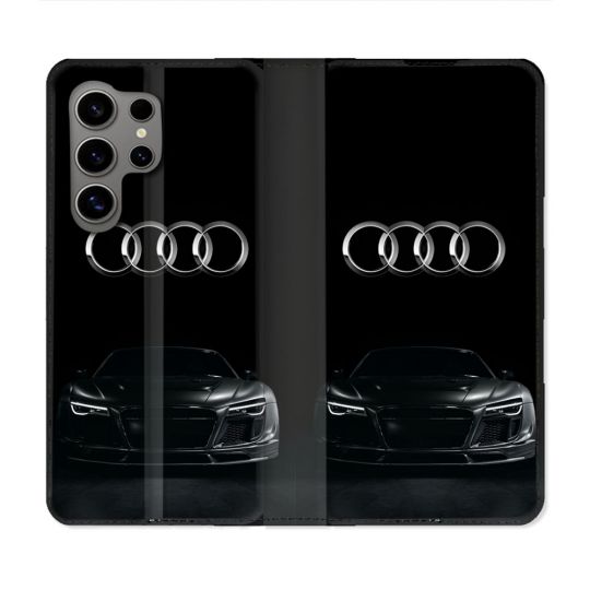 Housse Cuir Portefeuille Pour Samsung Galaxy S24 Ultra Audi