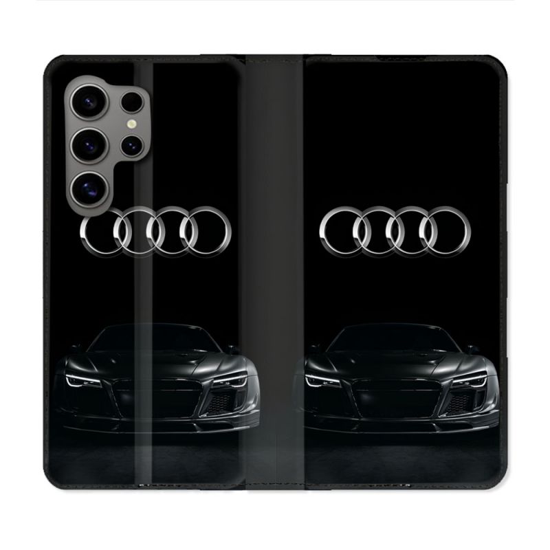 Housse Cuir Portefeuille Pour Samsung Galaxy S24 Ultra Audi