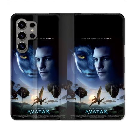 Housse Cuir Portefeuille Pour Samsung Galaxy S24 Ultra Avatar