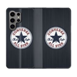 Housse Cuir Portefeuille Pour Samsung Galaxy S24 Ultra Converse
