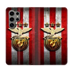 Housse Cuir Portefeuille Pour Samsung Galaxy S24 Ultra Foot Benfica