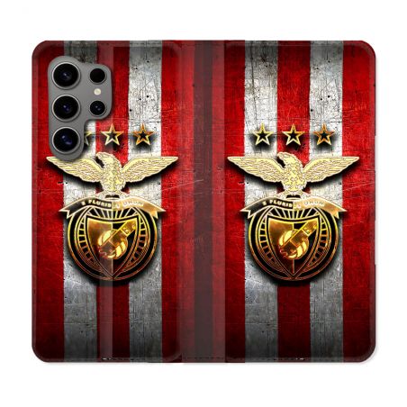 Housse Cuir Portefeuille Pour Samsung Galaxy S24 Ultra Foot Benfica