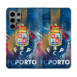 Housse Cuir Portefeuille Pour Samsung Galaxy S24 Ultra Foot FC Porto