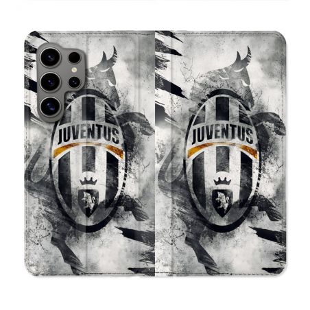Housse Cuir Portefeuille Pour Samsung Galaxy S24 Ultra Foot Juventus Turin
