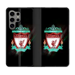 Housse Cuir Portefeuille Pour Samsung Galaxy S24 Ultra Foot Liverpool