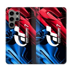 Housse Cuir Portefeuille Pour Samsung Galaxy S24 Ultra Gran Turismo