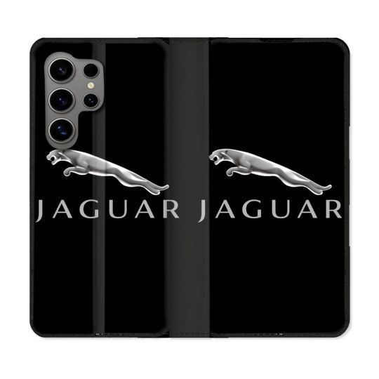 Housse Cuir Portefeuille Pour Samsung Galaxy S24 Ultra Jaguar