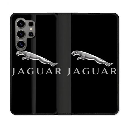 Housse Cuir Portefeuille Pour Samsung Galaxy S24 Ultra Jaguar