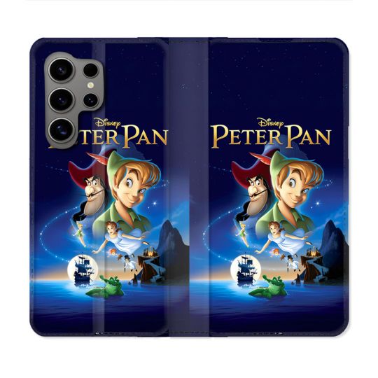 Housse Cuir Portefeuille Pour Samsung Galaxy S24 Ultra Peter Pan Affiche