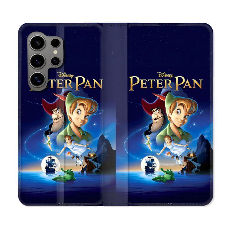 Housse Cuir Portefeuille Pour Samsung Galaxy S24 Ultra Peter Pan Affiche