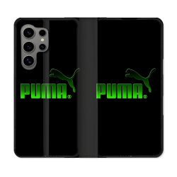 Housse Cuir Portefeuille Pour Samsung Galaxy S24 Ultra Puma