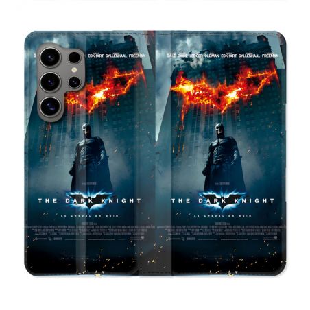 Housse Cuir Portefeuille Pour Samsung Galaxy S24 Ultra The Dark Night