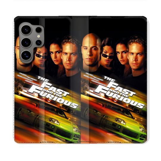 Housse Cuir Portefeuille Pour Samsung Galaxy S24 Ultra The Fast And Furious