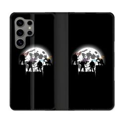 Housse Cuir Portefeuille Pour Samsung Galaxy S24 Ultra Tortue Ninja Ombre