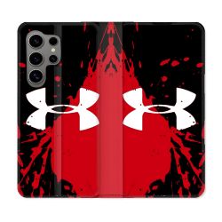 Housse Cuir Portefeuille Pour Samsung Galaxy S24 Ultra Under Armour