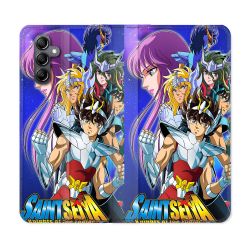 Housse Cuir Portefeuille Pour Samsung Galaxy S24 Les Chevaliers Du Zodiaque