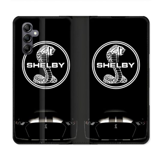 Housse Cuir Portefeuille Pour Samsung Galaxy S24 Shelby