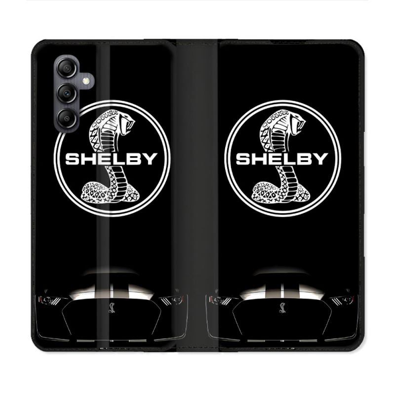 Housse Cuir Portefeuille Pour Samsung Galaxy S24 Shelby