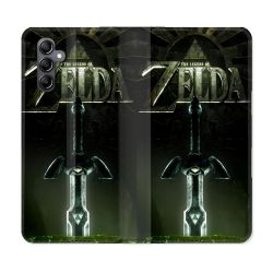 Housse Cuir Portefeuille Pour Samsung Galaxy S24 Zelda